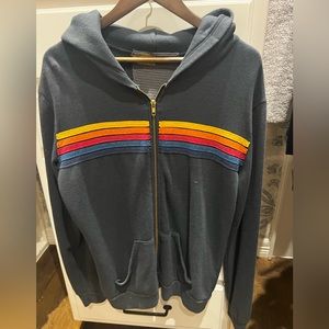 Aviator Nation XL Gray Hoodie